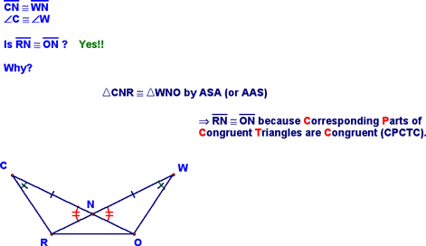 CPCTC Example 1 Answer